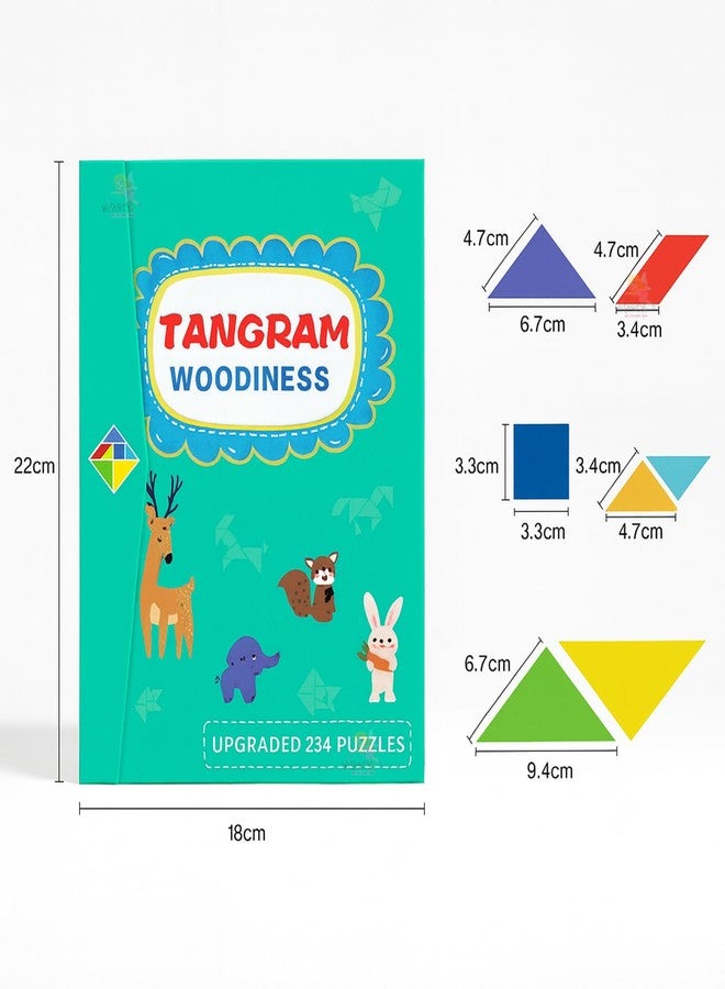 ويش كي لعبة أحجية تانغرام مغناطيسية من ويشكي للأطفال من سن 3 إلى 10 سنوات، ألعاب سفر مونتيسوري وألعاب ألغاز STEM، لعبة أحجية تعليمية على شكل قطع الصور للرحلات البرية، تعلم عملي ومهارات التفكير - Image 4